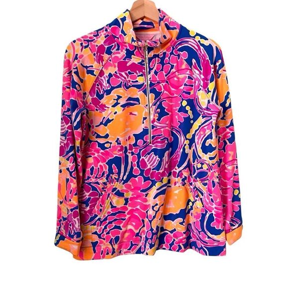 Lilly Pulitzer Skipper Printed Popover with Pockets in Size Small - Picture 3 of 13